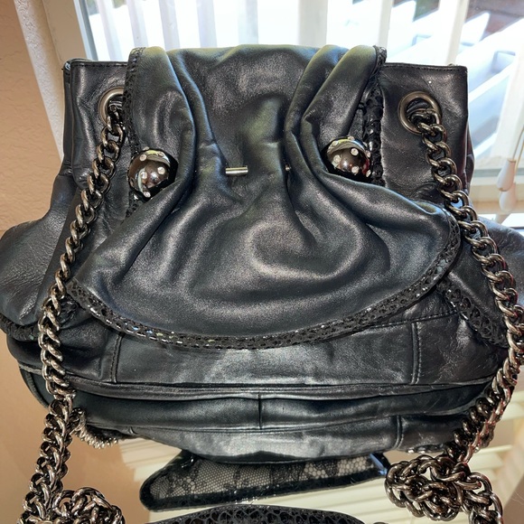 Betsy Johnson leather handbag - Picture 2 of 2